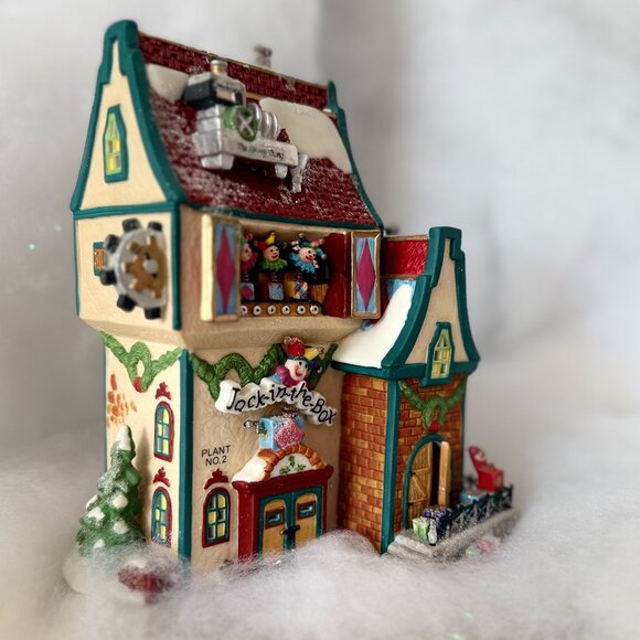 Department 56 - Jack-in-the-Box Plant No. 2 - Lighted Building Village Display